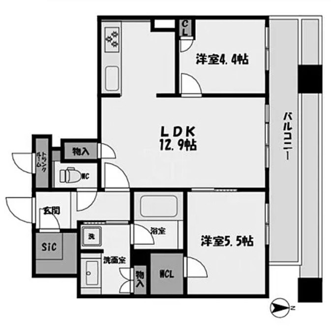 物件○○の間取り図