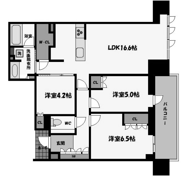 物件○○の間取り図