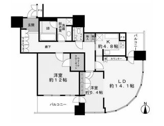 物件○○の間取り図