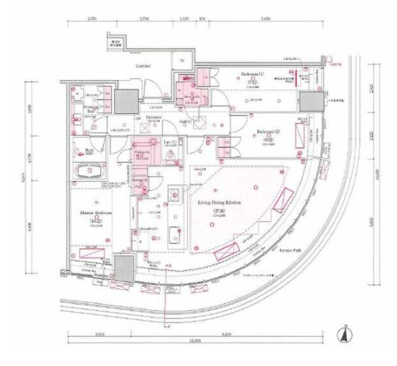 物件○○の間取り図