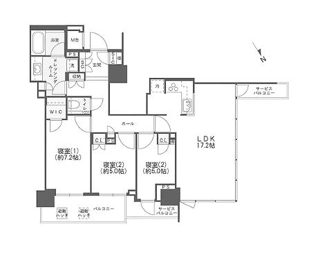 物件○○の間取り図