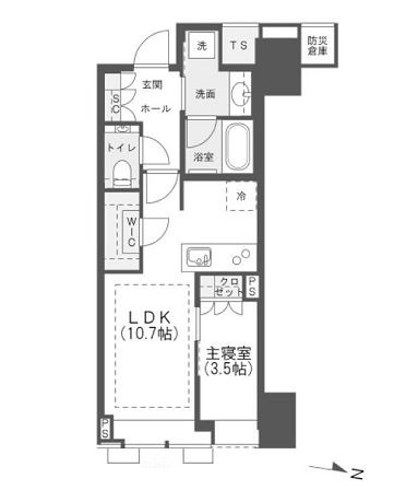 物件○○の間取り図