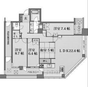 物件○○の間取り図