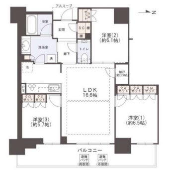 物件○○の間取り図