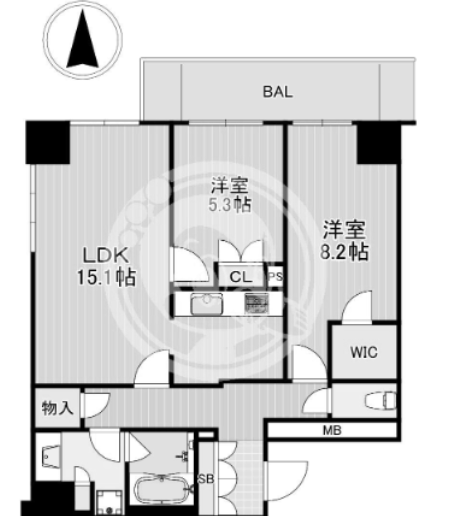 物件○○の間取り図