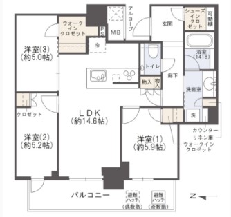 物件○○の間取り図