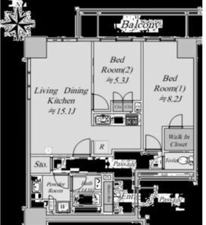 物件○○の間取り図