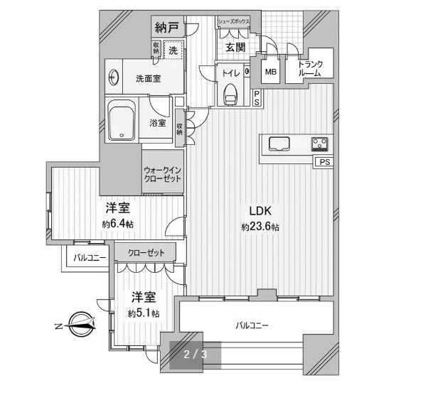 物件○○の間取り図